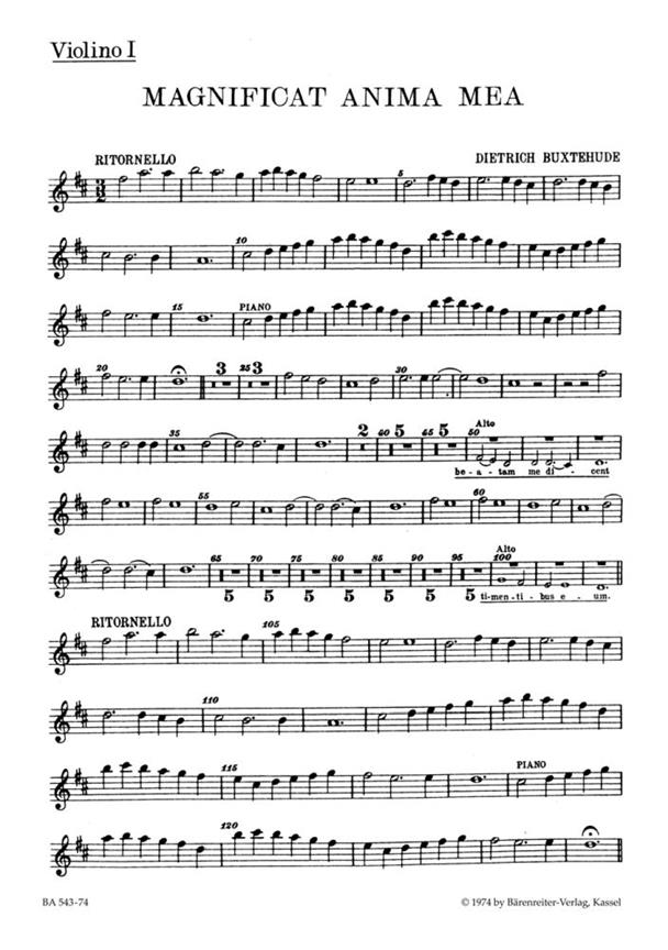Magnificat anima mea - Buxtehude, Dietrich
