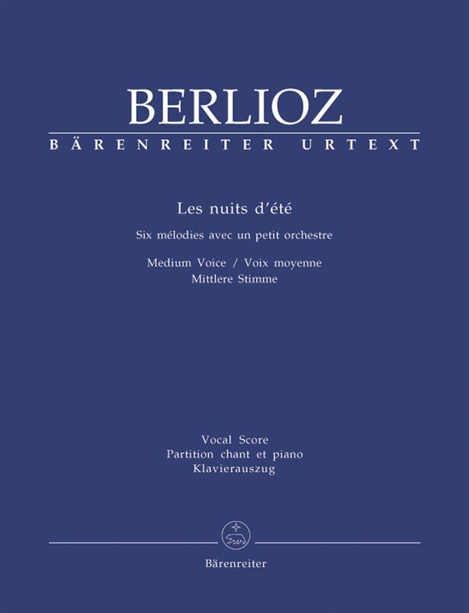 Les nuits d'été for solo voice and orchestra : op. 7 Hol. 81B / Six Songs