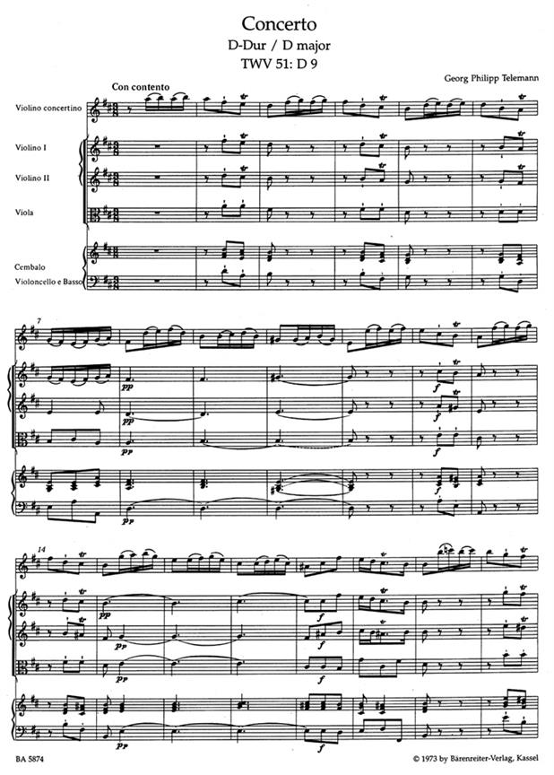 Concerto - Telemann, Georg Philipp
