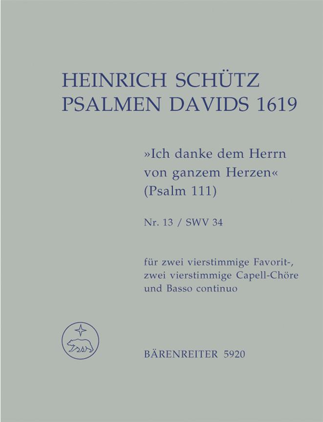 Psalmen Davids 1619 : Psalm 111 Nr. 13