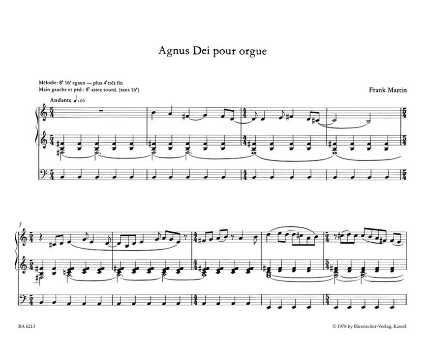Agnus Dei - Martin, Frank