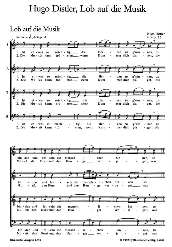 Lob auf die Musik
