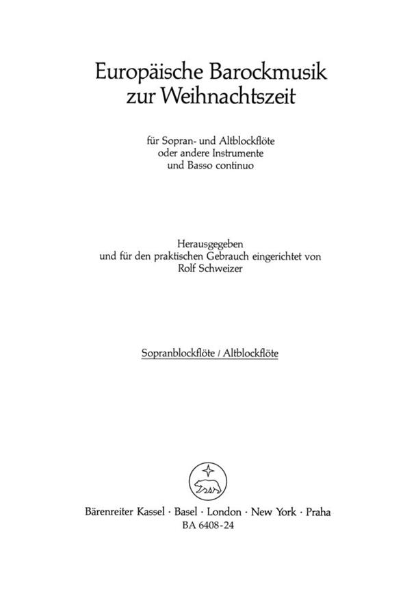 Europäische Barockmusik zur Weihnachtszeit -