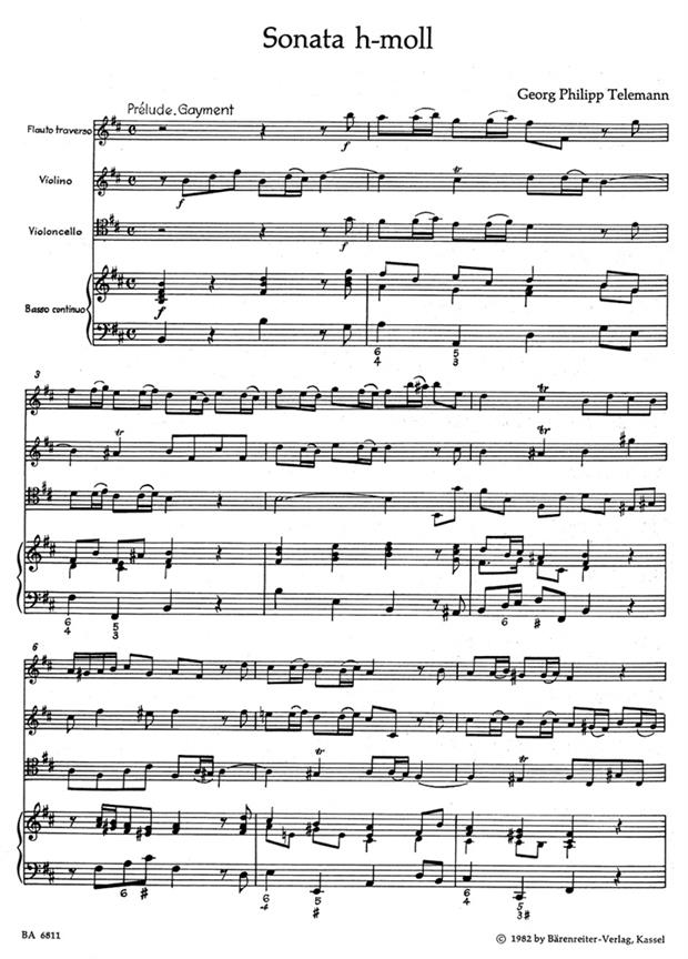 Sonata - Telemann, Georg Philipp