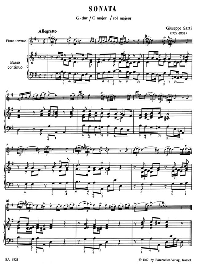 Two Sonatas - Sarti, Giuseppe
