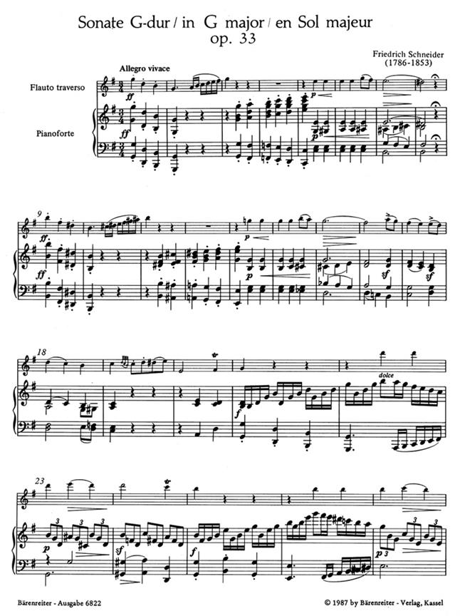 Sonata - Schneider, Friedrich