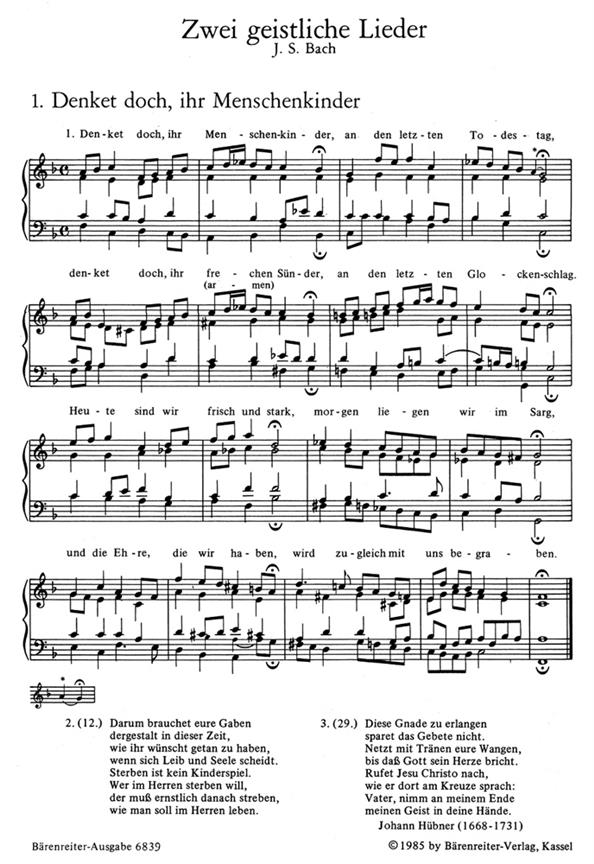 J.S. Bach und seine Schule -