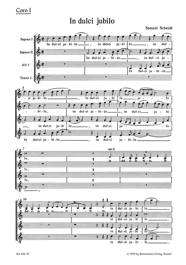 In dulci jubilo : Motette