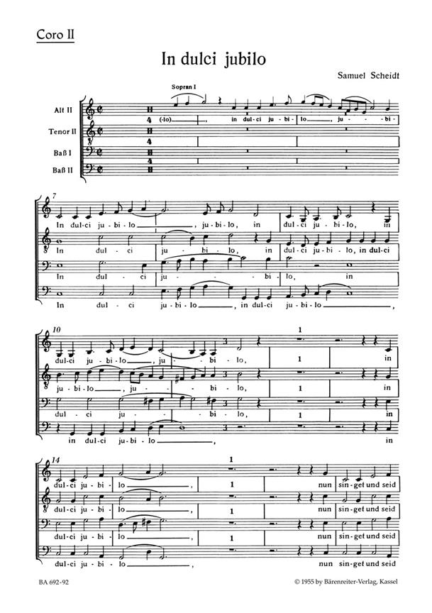 In dulci jubilo : Motette