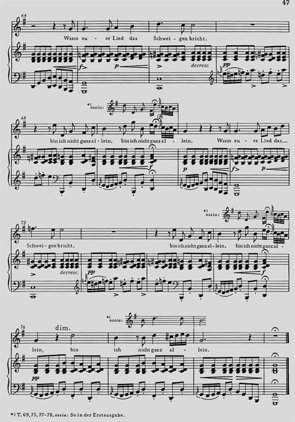 Lieder nach Texten verschiedener Dichter