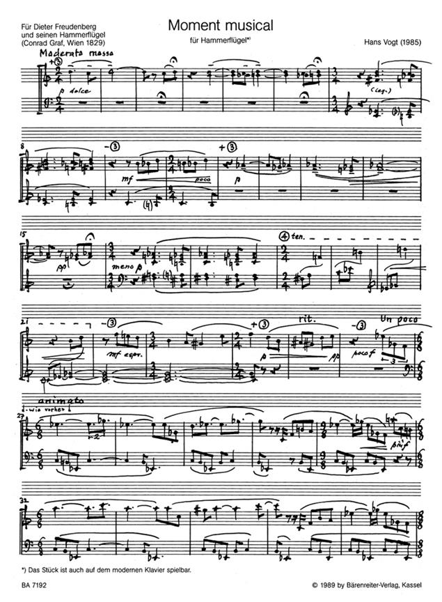 Moment musical - Vogt, Hans