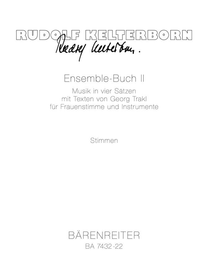 Ensemble-Buch II - Kelterborn, Rudolf