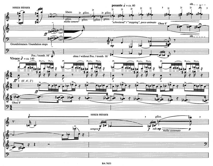 Cadenza con ostinati - Szathmáry, Zsigmond