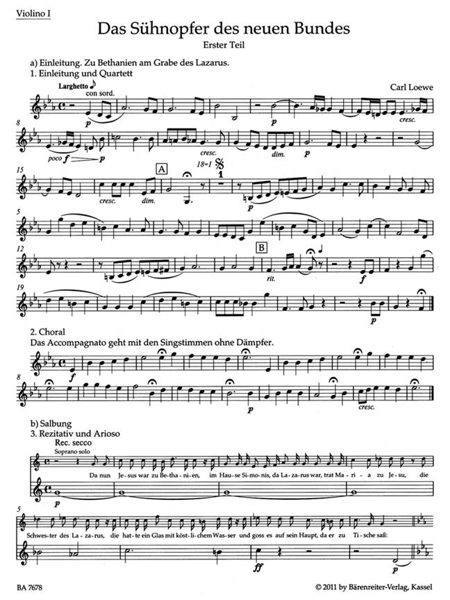 Das Suhnopfer des neuen Bundes WoO : Passion Oratorio in three parts