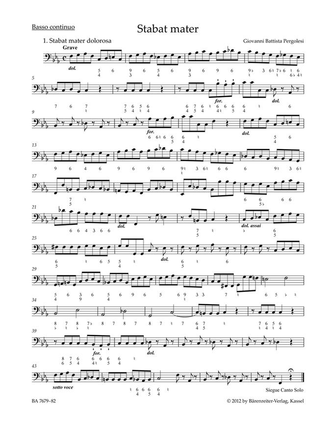 Stabat mater - Pergolesi, Giovanni Battista