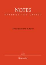 Notes : The Musicians' Choice, Bärenreiter notebook with the Dvorak orange cover
