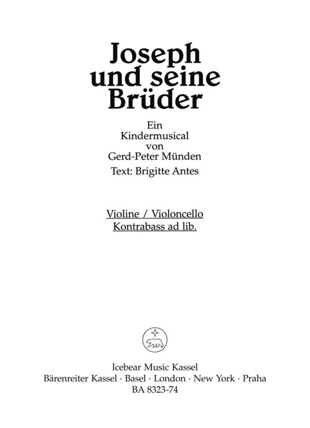Joseph und seine Brüder - Münden, Gerd-Peter