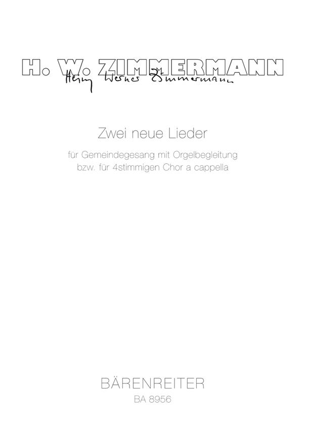 Zwei neue Lieder