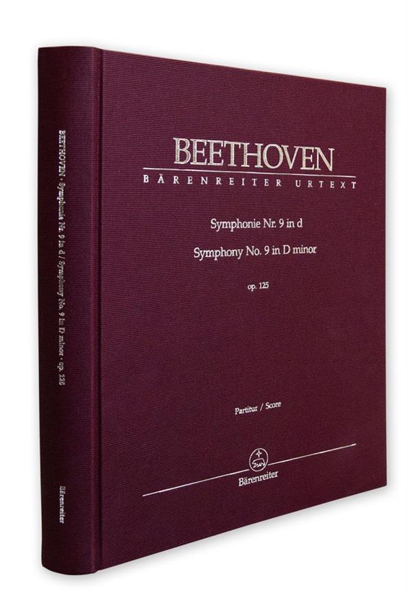 Symphony no. 9 in D minor op. 125 : Full score of Ninth Symphony in a high-quality linen-bound edition
