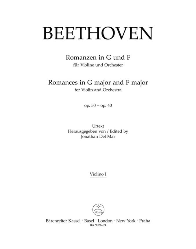 Romances in F major and G major