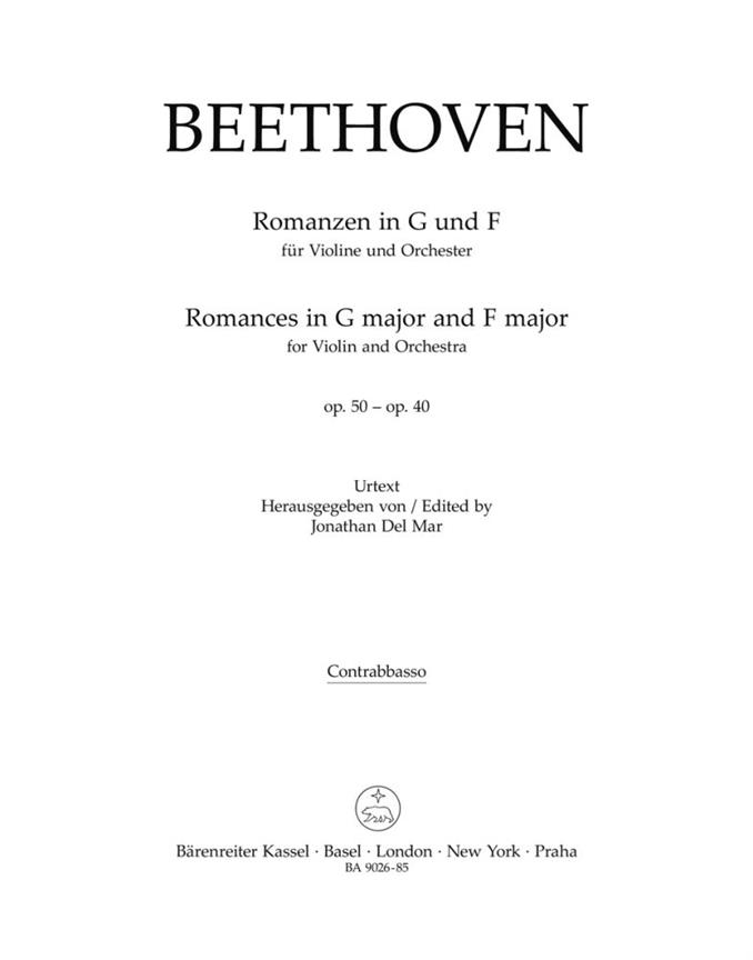 Romances in F major and G major