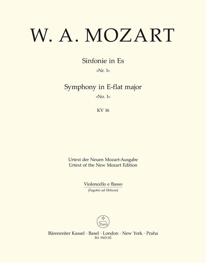 Symphony No.1 In E-Flat KV16