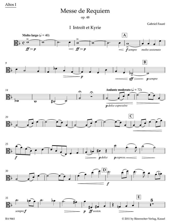 Messe de Requiem : Op. 48