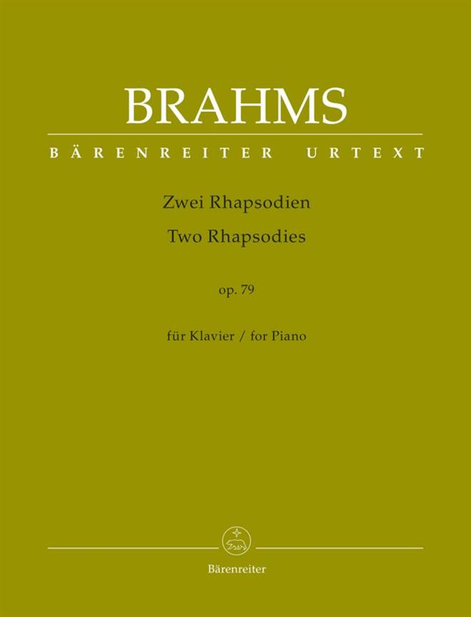 Two Rhapsodies For Piano Op. 79 : Op. 79