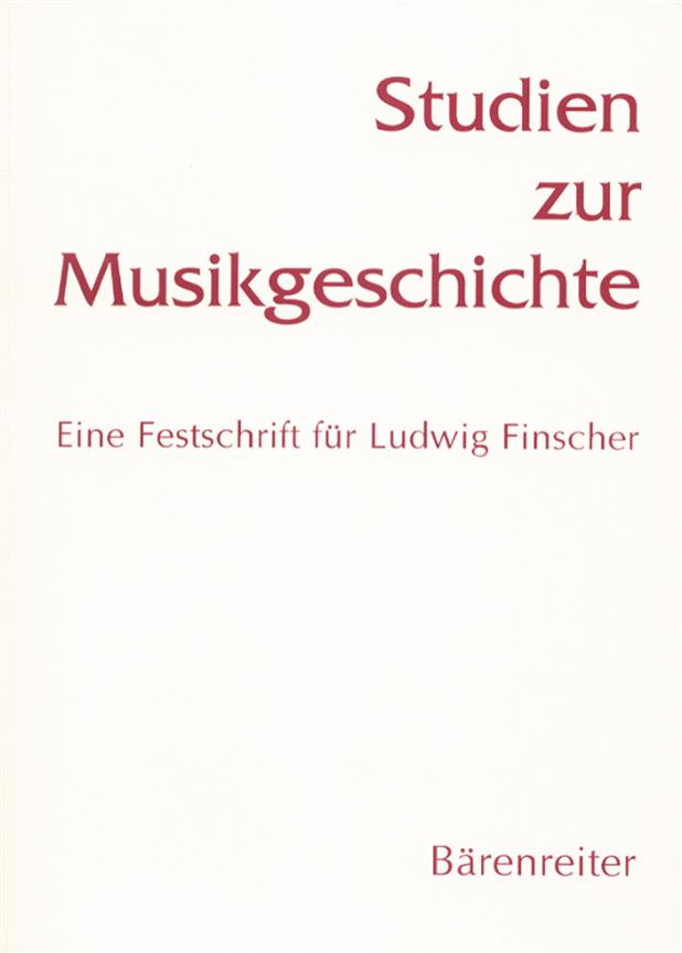 Studien zur Musikgeschichte : Ludwig Finscher zum 65. Geburtstag