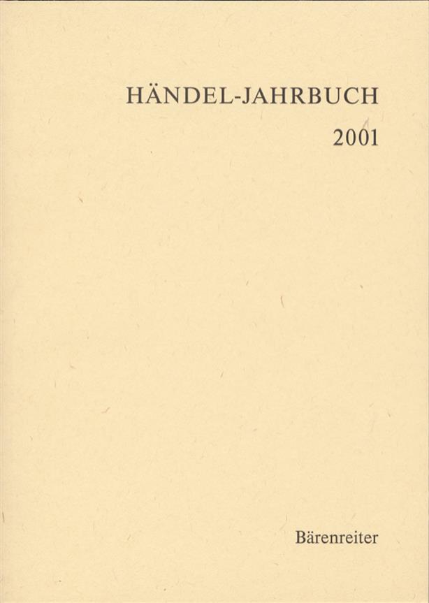 Handel-Jahrbuch 2001, 47. Jahrgang