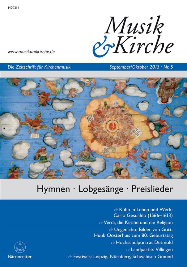 Musik & Kirche, Heft 5/2013 : Thema: Hymnen - Lobgesänge - Preislieder