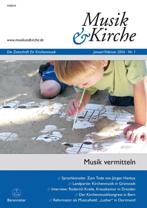 Musik und Kirche, Heft 1/2016