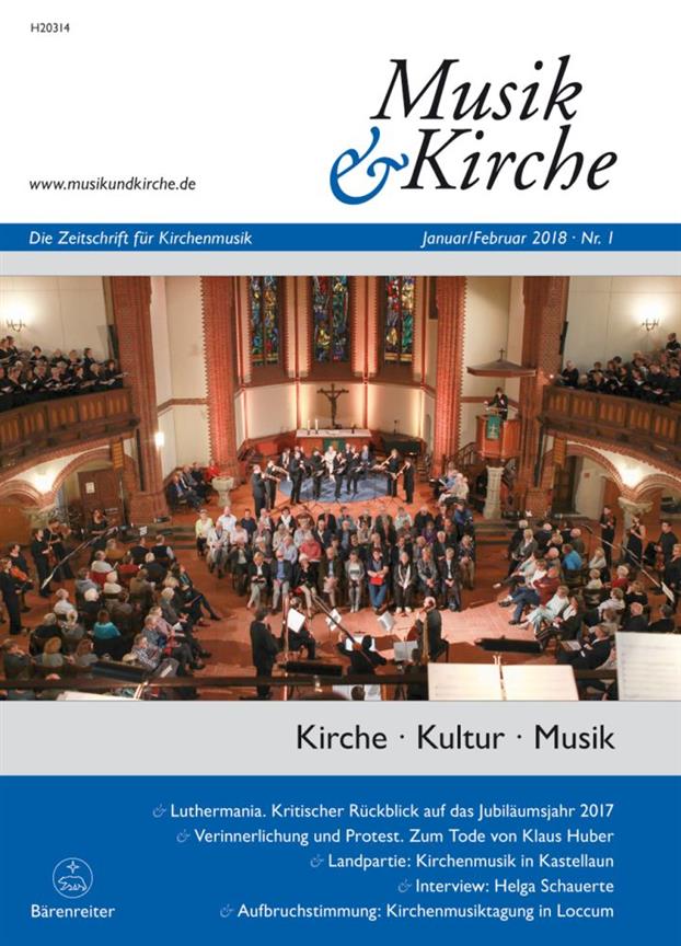 Musik und Kirche, Heft 1/2018