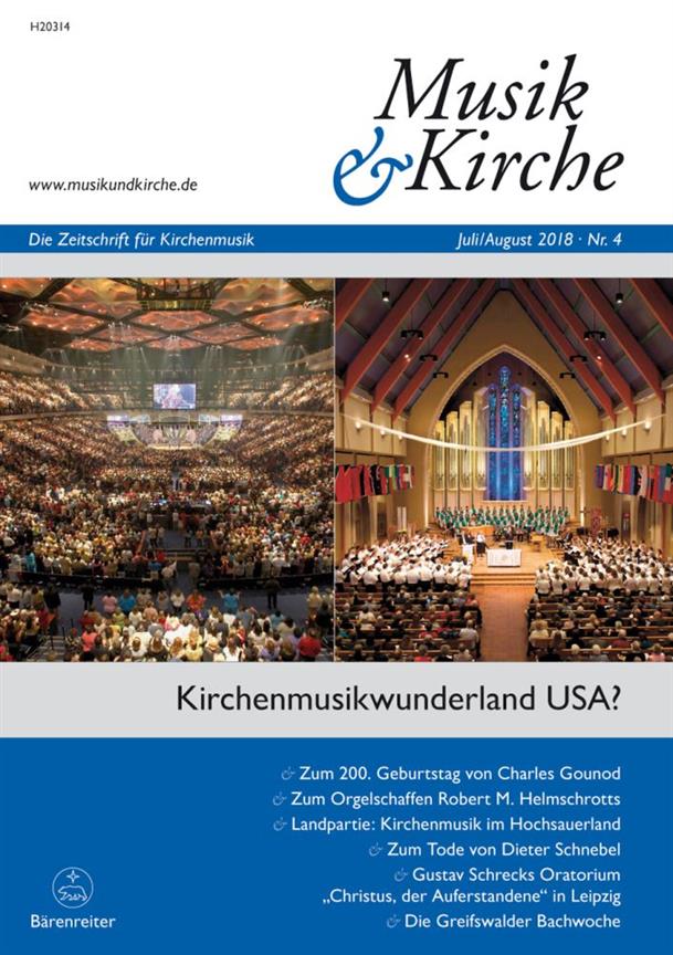 Musik und Kirche, Heft 4/2018