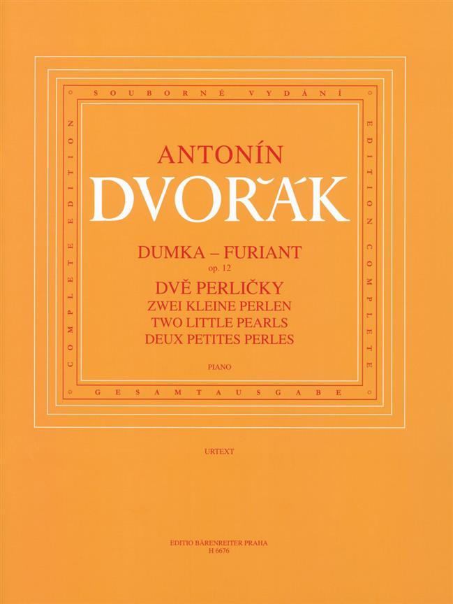 Dumka - Furiant op. 12orZwei kleine Perlen (B 156)