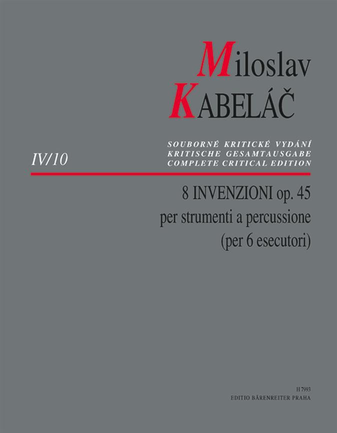 8 Invenzioni : per strumenti a percussione