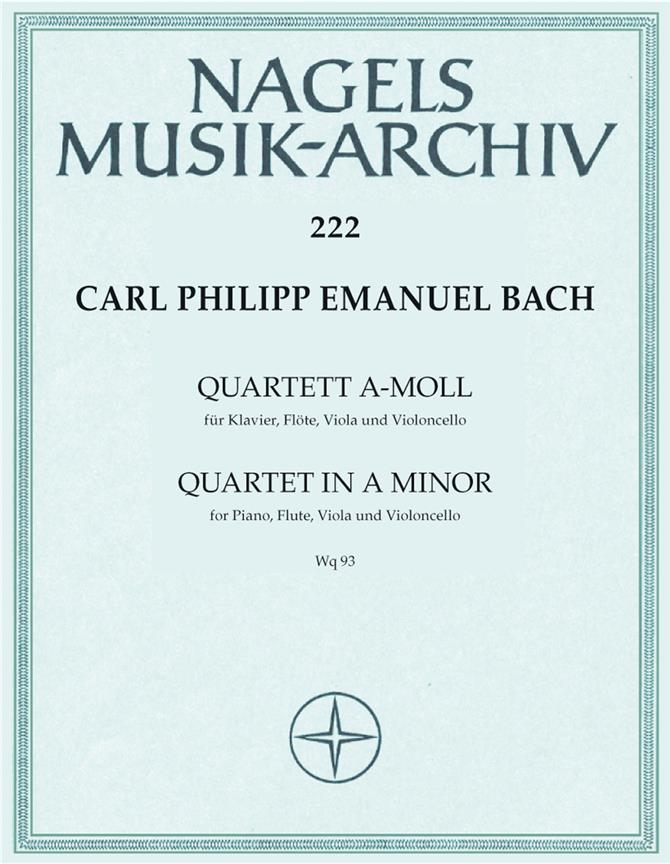 Quartet 1 Amin Wq93 Fl (Vn), Vla, Vc, Pf