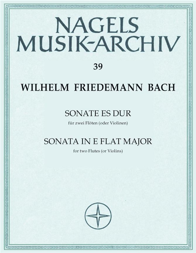 Sonate fur zwei Floten E flat major
