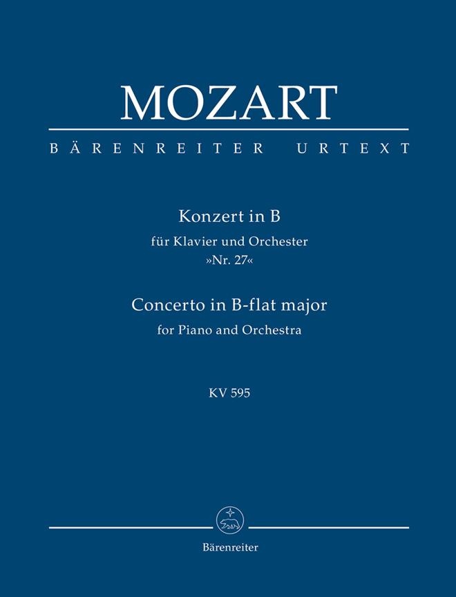 Piano Concerto 27 K595 Study score : for Piano and Orchestra