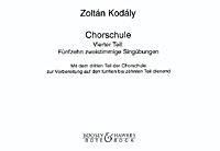 Chorschule Band 4 : 15 zweistimmige Singübungen