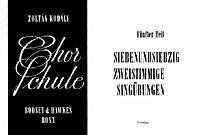 Chorschule Band 5 : 77 zweistimmige Singübungen