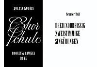Chorschule Band 9 : 33 zweistimmige Singübungen