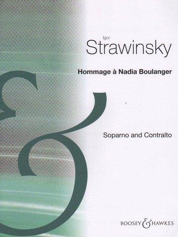 Hommage à Nadia Boulanger