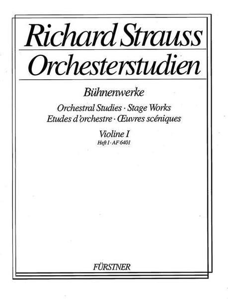Orchestral Studies: Violin I Band 1 : Guntram - Salome