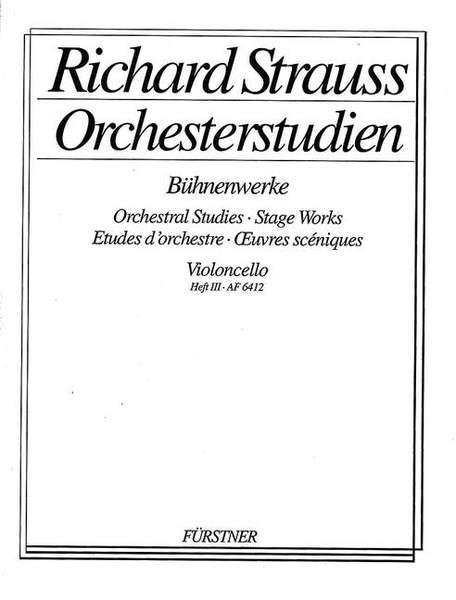 Orchestral Studies: Violoncello Band 3 : Elektra