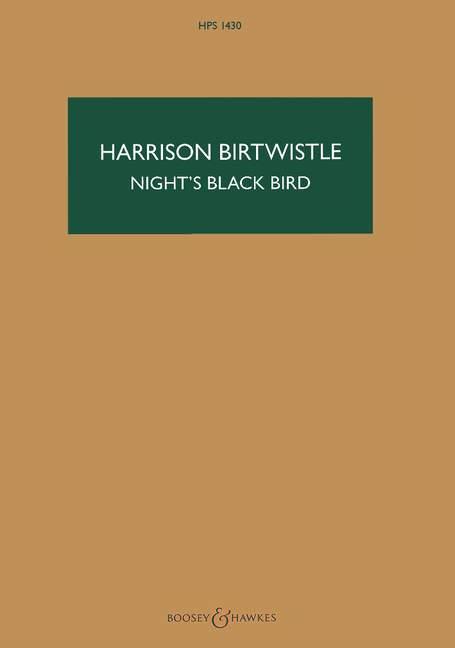 Night's Black Bird : Hawkes Pocket Scores HPS 1430
