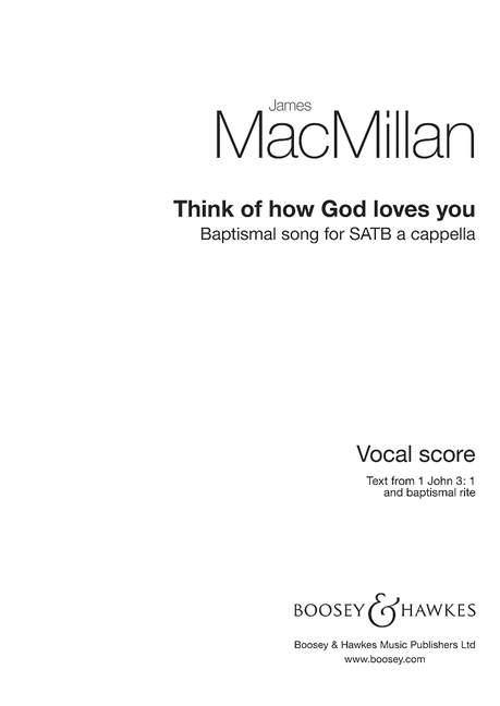 Think Of How God Loves You : Baptismal Song