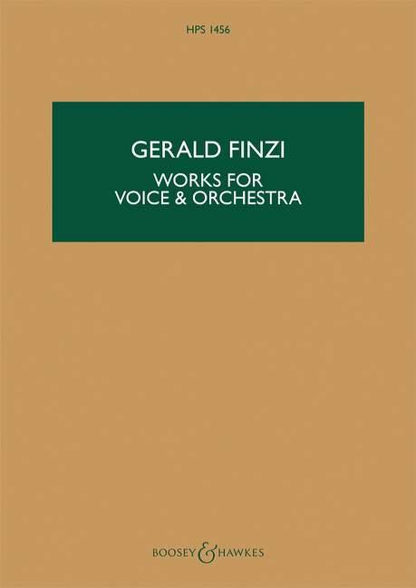 Works for Voice and Orchestra : Hawkes Pocket Scores HPS1456
