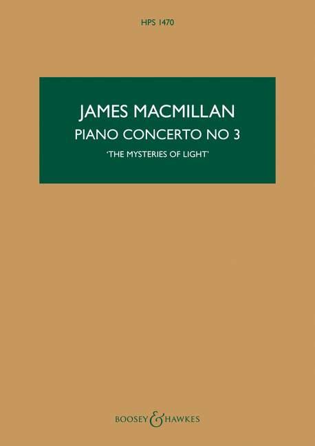 Piano Concerto No.3 - 'The Mysteries of Light' : The Mysteries of Light