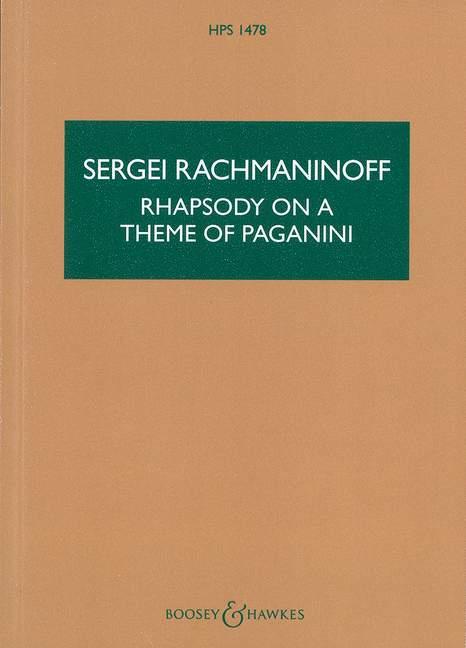Rhapsodie über ein Thema von Paganini Op. 43 : Japanese Edition